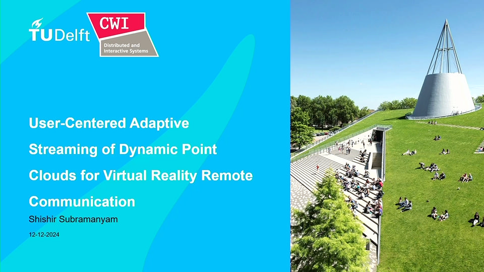 User-centered adaptive streaming of dynamic point clouds for virtual ...